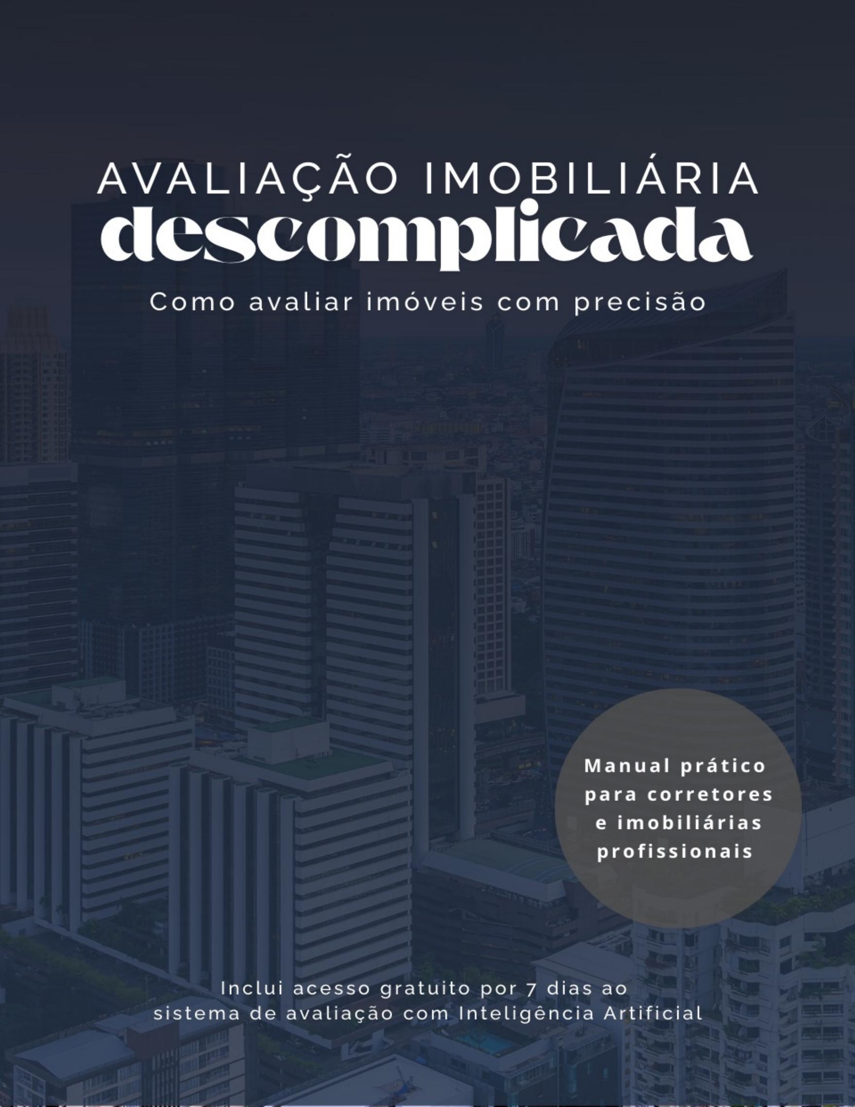 Capa do e-book Avaliação imobiliária descomplicada